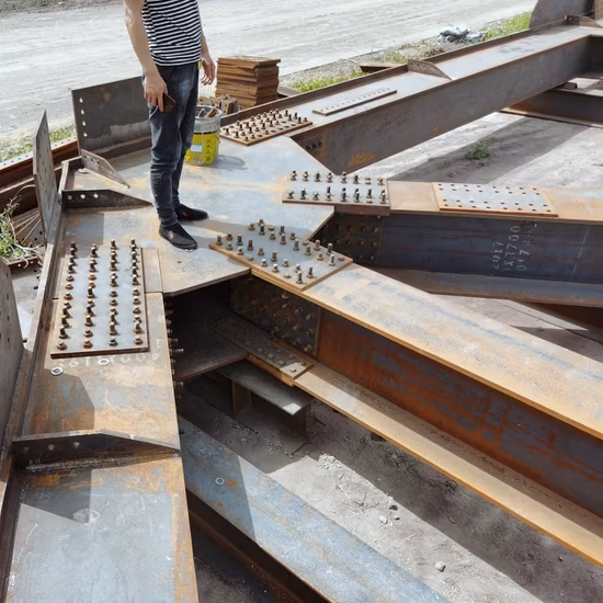 Prefabricated Steel Structure Railway Bridge Truss Bridge From China with Lower Price
