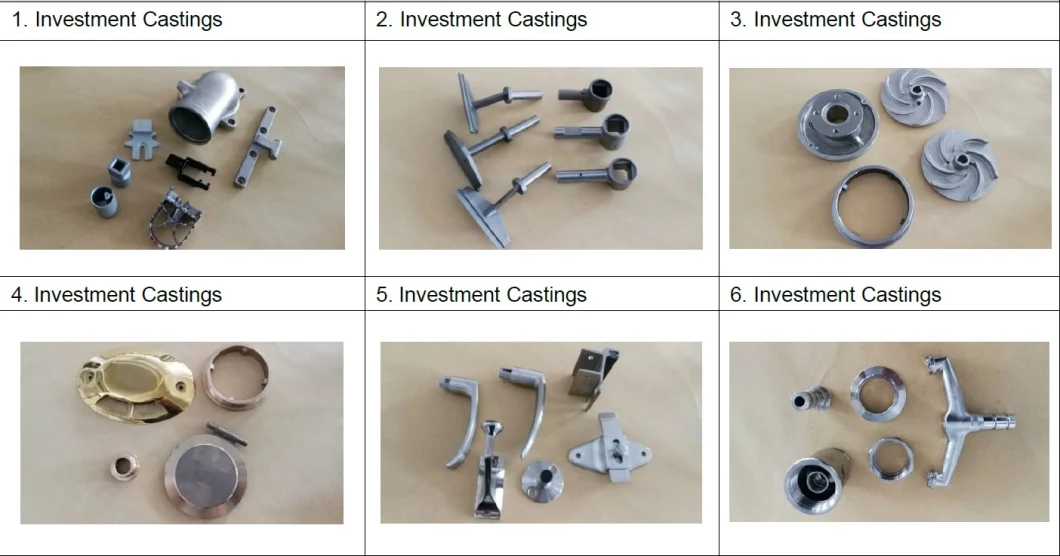 OEM Steel Casting Investment Casting Precision Casting Lost Wax Parts