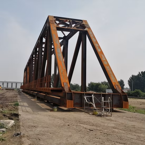 Prefabricated Steel Structure Railway Bridge Truss Bridge From China with Lower Price