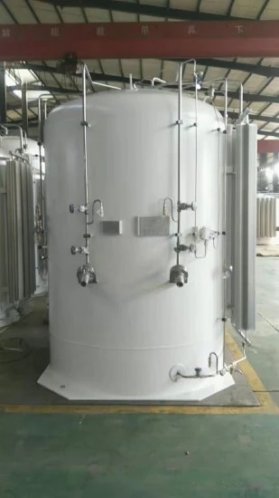 3 m3 3000 リットル Lo2 Ln2 Lar 極低温貯蔵タンクガス化装置、110 m3/h 蒸発器付き